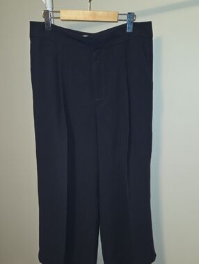 Contemporaine Women's Navy Wide-Leg Pants